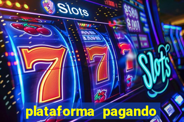 plataforma pagando muito fortune tiger